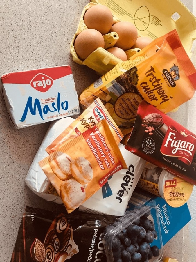 potrebne ingrediencie na pripravu torty